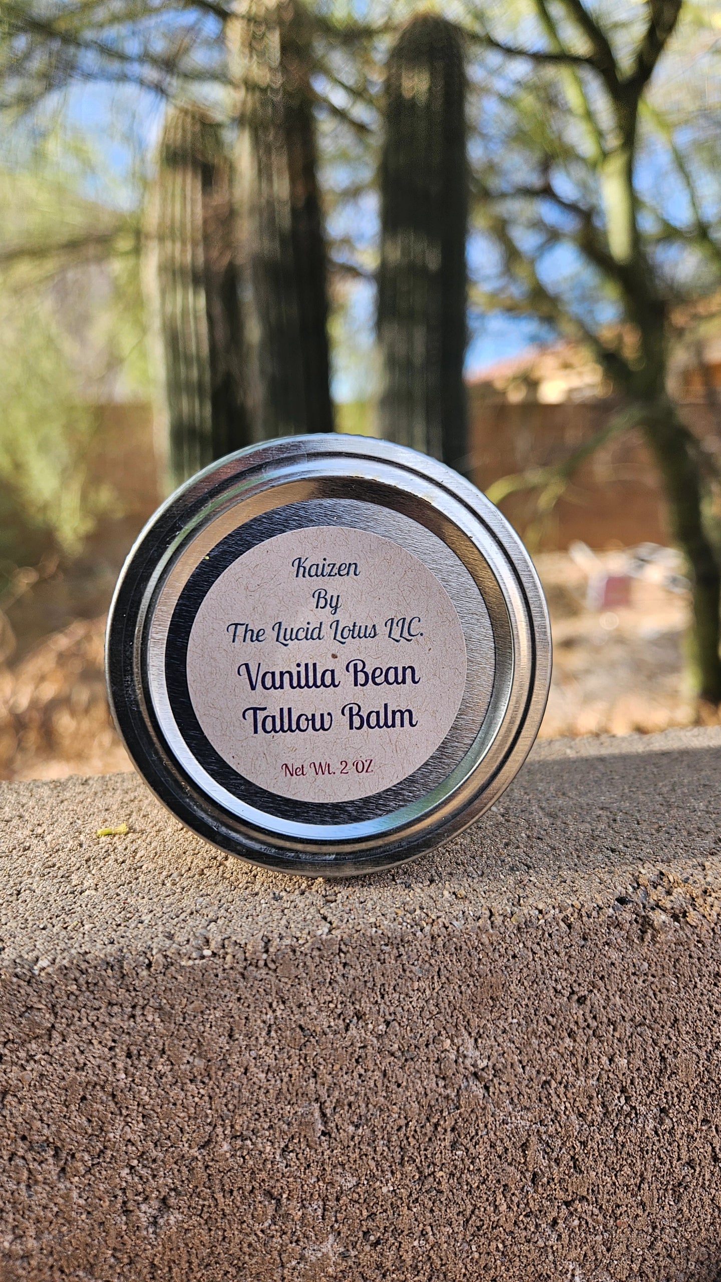 Vanilla Bean Tallow Balm 3 Oz