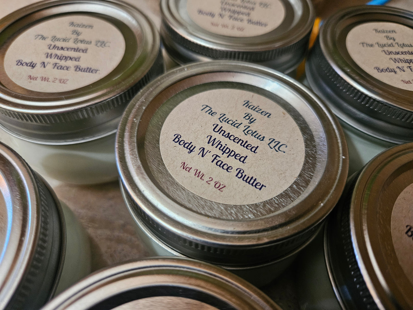 Unscented Whipped Body N' Face Butter 2 Oz