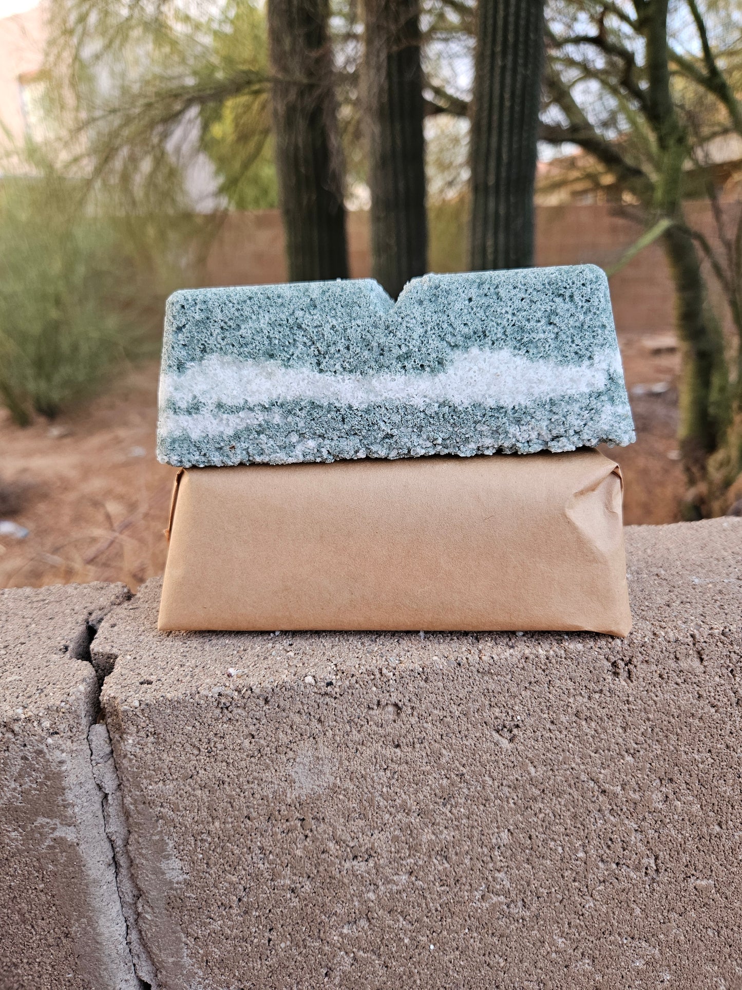 Spirulina Teatree Peppermint BathBomb Bricks